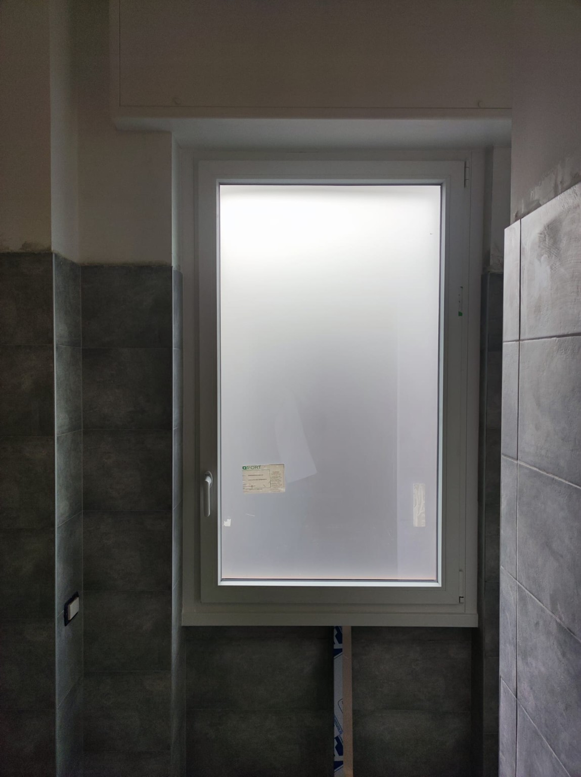 Finestra installata in bagno